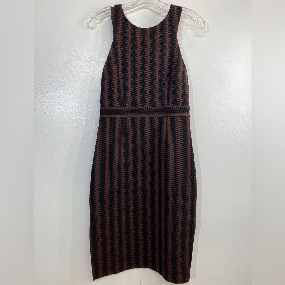 Maeve Anthropologie Black/Brown‎ Dress Size Small